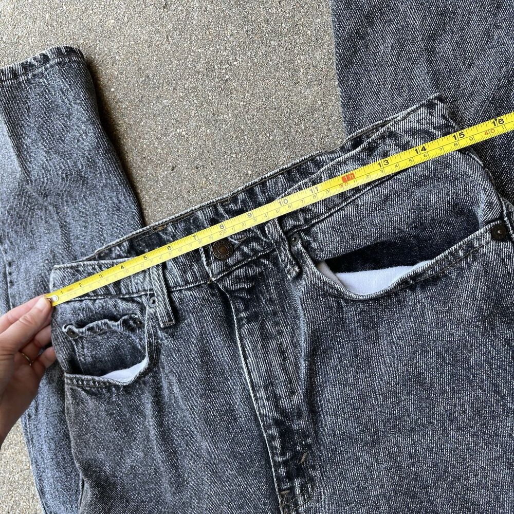 Levis 505 30x33 Black Regular Fit Straight Leg Men Jean Made in USA Vintage 90’s - Picture 14 of 16